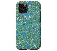 Abstract Blue Splatter for Art Enthusiasts Mod Camo Vibrant Case for iPhone 11 Pro