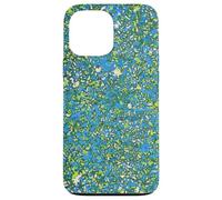 Abstract Blue Splatter for Art Enthusiasts Mod Camo Vibrant Case for iPhone 13 Pro Max