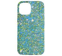 Abstract Blue Splatter for Art Enthusiasts Mod Camo Vibrant Case for iPhone 15