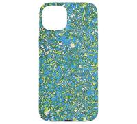 Abstract Blue Splatter for Art Enthusiasts Mod Camo Vibrant Case for iPhone 15 Plus