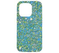 Abstract Blue Splatter for Art Enthusiasts Mod Camo Vibrant Case for iPhone 15 Pro