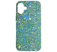 Abstract Blue Splatter for Art Enthusiasts Mod Camo Vibrant Case for iPhone 16 Plus