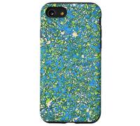 Abstract Blue Splatter for Art Enthusiasts Mod Camo Vibrant Case for iPhone SE (2020) / 7/8