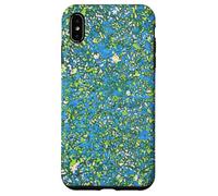 Abstract Blue Splatter for Art Enthusiasts Mod Camo Vibrant Case for iPhone XS Max