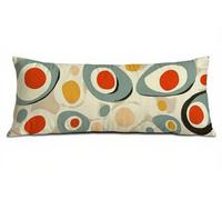 Abstract Body Pillow Cover 30 x 90 cm Bolster Pillow Cases, Soft Linen Lumbar Cushions with Invisible Zipper Decorative Pillows, Geometry Long Bolster Pillowcase for Livingroom Bed Sofa, Gifts B-9577