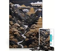 Abstract Bonsai Tree 1000 Piece Jigsaws for Teenagers Memory Build Home Play Home Enjoyable Great Gift (38x52cm)
