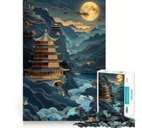 Abstract Bonsai Tree Art Adult Jigsaw Puzzle1000 Pieces Stress Free Premium Print Happy Challenge Xmas Fun Gift (38x26cm)