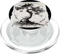 Abstract Bonsai Tree Japanese Sumi-e Zen Enso Art PopSockets PopGrip for MagSafe