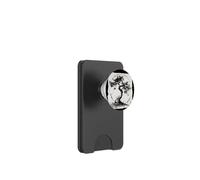 Abstract Bonsai Tree Japanese Sumi-e Zen Enso Art PopSockets PopWallet for MagSafe