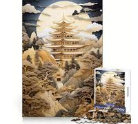 Abstract Bonsai Tree Jigsaw 1000 Pieces for Teenagers Cozy Fun Stress Relief Play Family Play Santa Present (50x75cm)