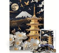 Abstract Bonsai Tree Jigsaw Puzzles for Adults1000 Piece Tension Relief Precise Connection Playful Challenge (38x26cm)