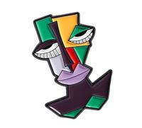 Abstract Brooch Featuring Animal and Floral Vibranting Color Designs Ideal for Enhancing Outfits on Various Occasions Unique Statement Alloy Brooch