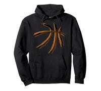 Abstract Brush Stroke Vintage Basketball Sport Fun Retro Pullover Hoodie