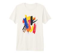 Abstract Brushstroke Modern Painting Premium T-Shirt