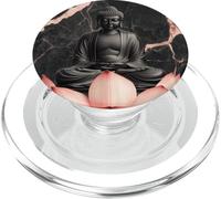 Abstract Buddha In Lotus Flower Spiritual Buddhism Buddhist PopSockets PopGrip for MagSafe