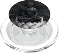 Abstract Buddha In Lotus Flower Spiritual Buddhism Buddhist PopSockets PopGrip for MagSafe