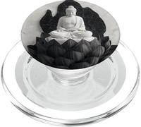 Abstract Buddha In Lotus Flower Spiritual Buddhism Buddhist PopSockets PopGrip for MagSafe