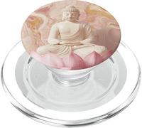 Abstract Buddha In Lotus Flower Spiritual Buddhism Buddhist PopSockets PopGrip for MagSafe