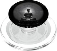 Abstract Buddha In Lotus Flower Spiritual Buddhism Buddhist PopSockets PopGrip for MagSafe