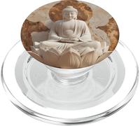 Abstract Buddha In Lotus Flower Spiritual Buddhism Buddhist PopSockets PopGrip for MagSafe