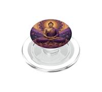 Abstract Buddha Lotus Flower Inspirational Buddhism Buddhist PopSockets PopGrip for MagSafe