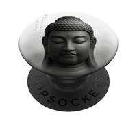 Abstract Buddha Lotus Flower Minimalistic Buddhism Buddhist PopSockets Adhesive PopGrip