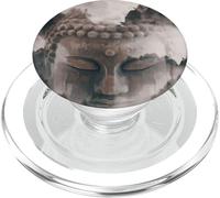 Abstract Buddha Lotus Flower Minimalistic Buddhism Buddhist PopSockets PopGrip for MagSafe