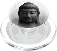 Abstract Buddha Lotus Flower Minimalistic Buddhism Buddhist PopSockets PopGrip for MagSafe