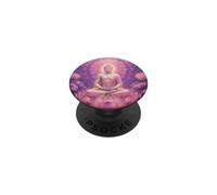 Abstract Buddha Lotus Flower - Spiritual Buddhism Buddhist PopSockets Adhesive PopGrip
