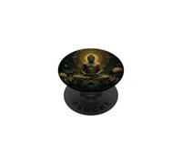 Abstract Buddha Lotus Flower - Spiritual Buddhism Buddhist PopSockets Adhesive PopGrip