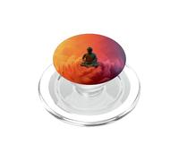Abstract Buddha Lotus Flower - Spiritual Buddhism Buddhist PopSockets PopGrip for MagSafe