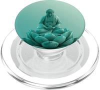 Abstract Buddha - Lotus Flower - Spiritual Buddhism Buddhist PopSockets PopGrip for MagSafe