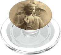 Abstract Buddha Lotus Flower Spiritual Buddhism Buddhist PopSockets PopGrip for MagSafe