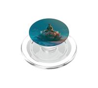 Abstract Buddha Lotus Flower - Spiritual Buddhism Buddhist PopSockets PopGrip for MagSafe