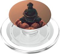 Abstract Buddha - Lotus Flower - Spiritual Buddhism Buddhist PopSockets PopGrip for MagSafe