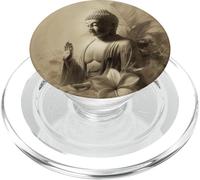 Abstract Buddha Lotus Flower Spiritual Buddhism Buddhist PopSockets PopGrip for MagSafe