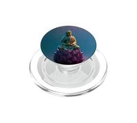 Abstract Buddha Lotus Flower - Spiritual Buddhism Buddhist PopSockets PopGrip for MagSafe