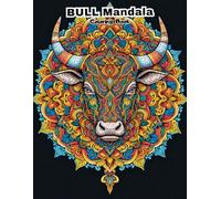 Abstract Bull Mandala Coloring Book: Complex Animal Patterns for Adults Seeking Relaxation