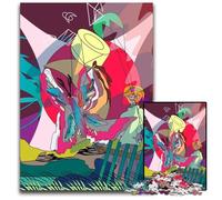 Abstract Butterfly And Girl Puzzles 1000 Pieces for Adults Impossible Jigsaw Puzzles for Adults for Family And Friends Suitable for Ages 1000 PCS(38x26cm)