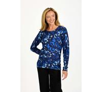 Abstract Butterfly Print Knit Jumper - Navy - 12