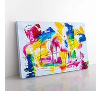 Abstract by S.Johnson Canvas Wall Art Print 30x20 Inch