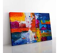 Abstract by S.Johnson Canvas Wall Art Print 30x20 Inch