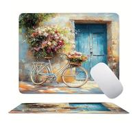 Abstract Cabin Mouse Mat 20 x 15 cm Ultra Thin, with Stitched Edges Office Mouse Pad, Non-Slip Rubber Base, Waterproof & Washable, Desk Accessories, Aesthetic Design Mousepad 200x150mm s0z-449