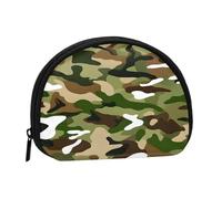 Abstract Camouflage Minis Storage Bag Shell Wallet Small Coin Purse with Minis with Zipper Change Purse for Coin Keys You Can Also Store Any Small Objects You Want