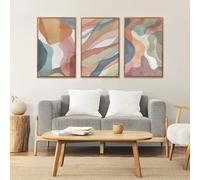 Abstract Canvas Wall Art Painting Colorful Red Green Yellow Blue White Modern Bedroom LivingRoom Office Home Decoration(30x60cm(12x24in)/Without frame)