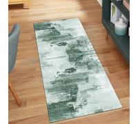 Abstract Carpet Runner for Bedroom Kitchen Non Slip Dark Green 70x200CM Home Decor Non Slip Washable Runners for Corridor Hallway
