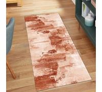 Abstract Carpet Runner for Bedroom Kitchen Non Slip Red 40x250CM Home Decor Non Slip Washable Runners for Corridor Hallway