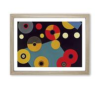 Abstract Cassette Tape Framed Print | A2 Oak Framed Wall Art | Ready to Hang | Abstract Fantasy Picture | Living Room Bedroom Lounge Office