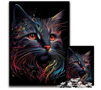 Abstract Cat Surreal_181303b - 副本 (2) - 副本 - 副本 - 副本 Jigsaw Puzzles for Adults, 1000 Piece Puzzles for Adults High-Difficulty Brain Teaser for Teenagers 300 PCS