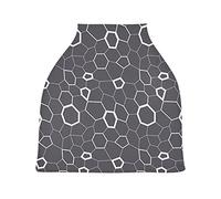 Abstract Cell Art Stretchy Baby Car Seat Cover,Canopy Nursing Covers,Soft Breathable Windproof Scarf Changepad for Winter Infant Breastfeeding Boys